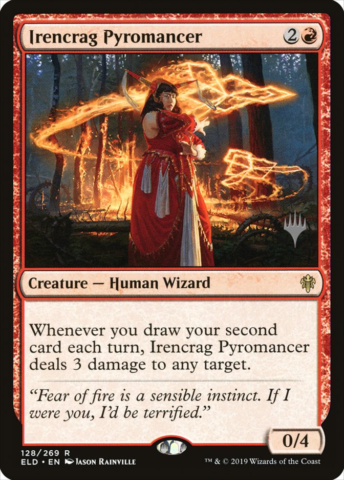 Irencrag Pyromancer (Promo Pack) [Throne of Eldraine Promos] | Tacoma Games