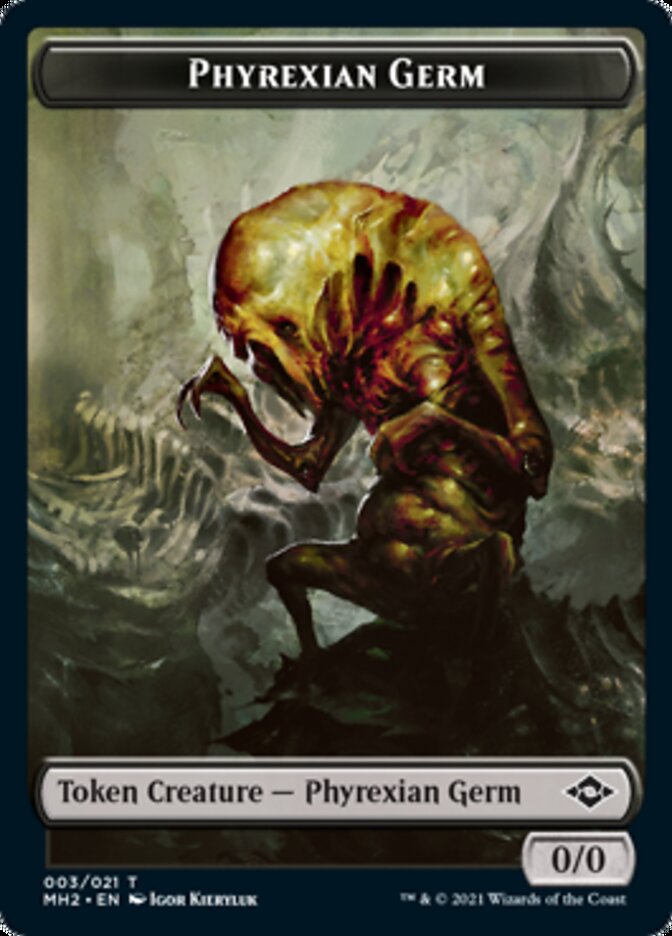 Phyrexian Germ Token [Modern Horizons 2 Tokens] | Tacoma Games