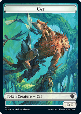 Insect // Cat Double-Sided Token [Starter Commander Decks] | Tacoma Games