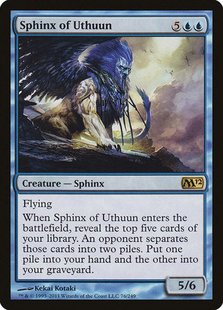 Sphinx of Uthuun [Magic 2012] | Tacoma Games
