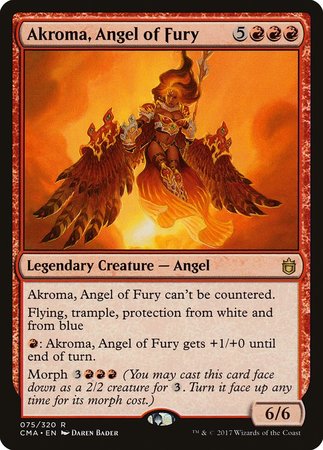 Akroma, Angel of Fury [Commander Anthology] | Tacoma Games