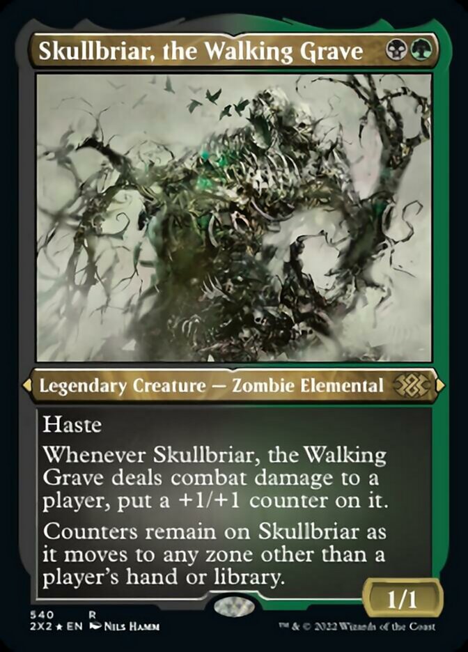 Skullbriar, the Walking Grave (Foil Etched) [Double Masters 2022] | Tacoma Games