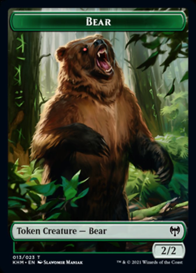 Bear Token [Kaldheim] | Tacoma Games