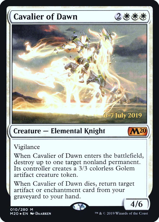 Cavalier of Dawn  [Core Set 2020 Prerelease Promos] | Tacoma Games