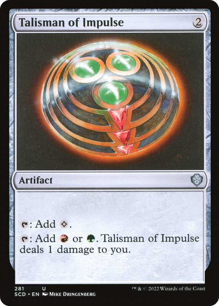 Talisman of Impulse [Starter Commander Decks] | Tacoma Games