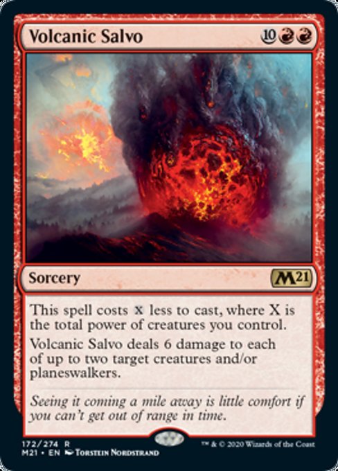 Volcanic Salvo [Core Set 2021] | Tacoma Games