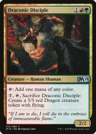 Draconic Disciple [Core Set 2019] | Tacoma Games