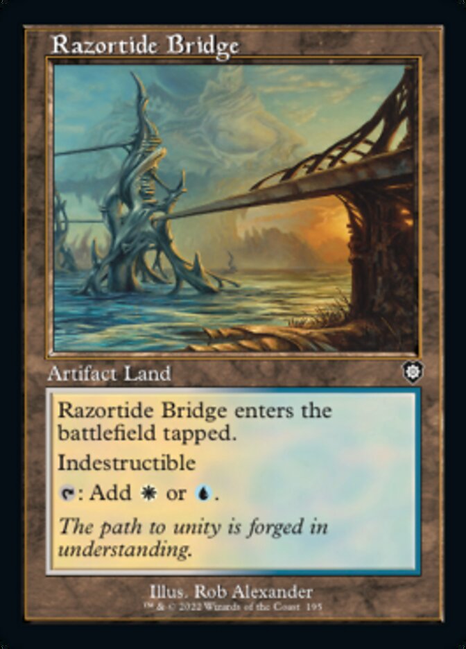 Razortide Bridge (Retro) [The Brothers' War Commander] | Tacoma Games