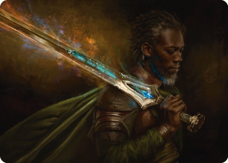Anduril, Flame of the West Art Card [The Lord of the Rings: Tales of Middle-earth Art Series] | Tacoma Games