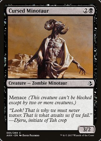 Cursed Minotaur [Amonkhet] | Tacoma Games