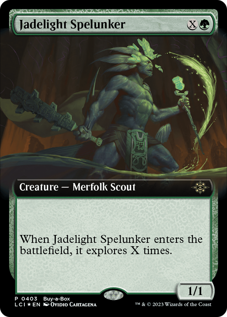 Jadelight Spelunker (Extended Art) (Buy-A-Box) [The Lost Caverns of Ixalan Promos] | Tacoma Games