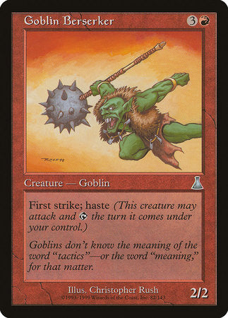 Goblin Berserker [Urza's Destiny] | Tacoma Games