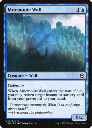 Mnemonic Wall [Iconic Masters] | Tacoma Games