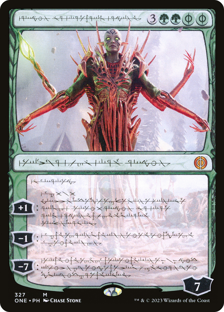 Nissa, Ascended Animist (Phyrexian) [Phyrexia: All Will Be One] | Tacoma Games