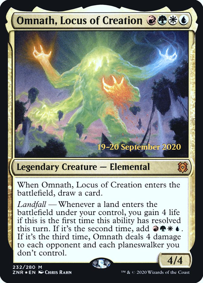 Omnath, Locus of Creation  [Zendikar Rising Prerelease Promos] | Tacoma Games