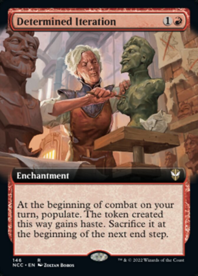 Determined Iteration (Extended Art) [Streets of New Capenna Commander] | Tacoma Games
