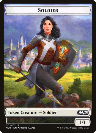 Soldier Token [Core Set 2020 Tokens] | Tacoma Games