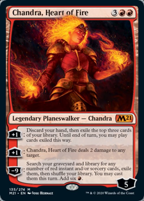 Chandra, Heart of Fire [Core Set 2021] | Tacoma Games