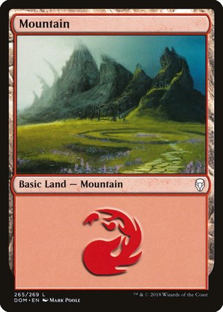 Mountain (265) [Dominaria] | Tacoma Games