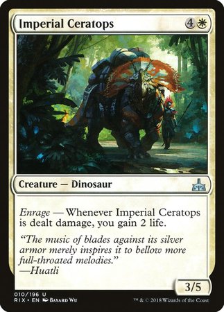 Imperial Ceratops [Rivals of Ixalan] | Tacoma Games