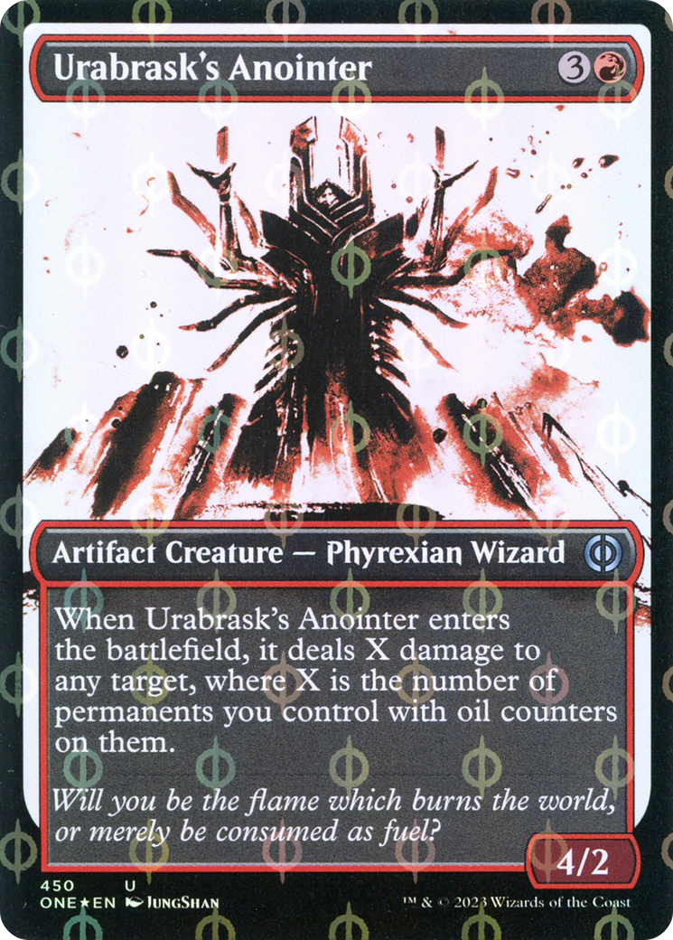 Urabrask's Anointer (Showcase Ichor Step-and-Compleat Foil) [Phyrexia: All Will Be One] | Tacoma Games