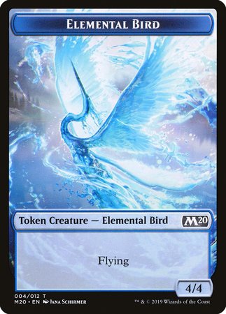 Elemental Bird Token [Core Set 2020 Tokens] | Tacoma Games