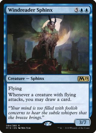 Windreader Sphinx [Core Set 2019] | Tacoma Games