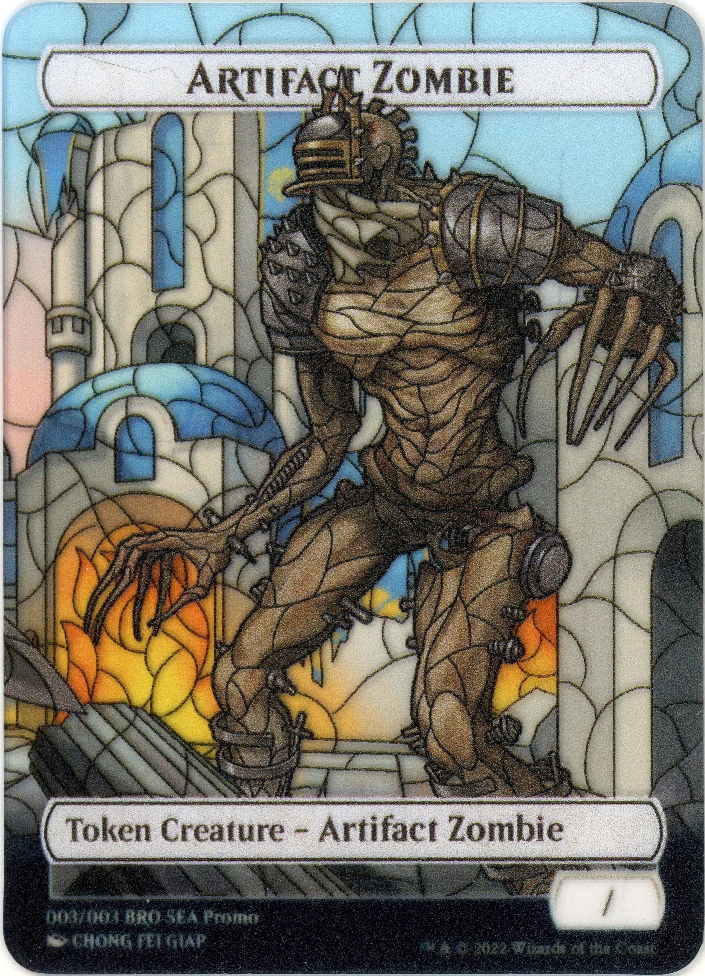 Artifact Zombie Token (SEA Exclusive) [The Brothers' War Tokens] | Tacoma Games