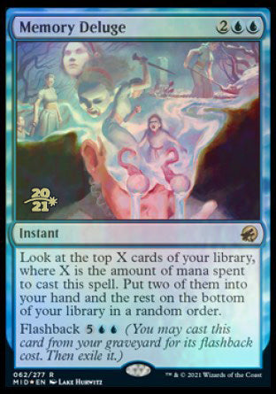 Memory Deluge [Innistrad: Midnight Hunt Prerelease Promos] | Tacoma Games