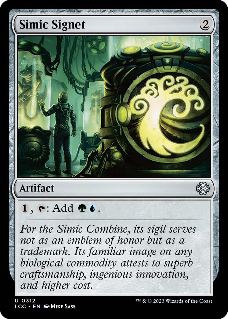 Simic Signet [The Lost Caverns of Ixalan Commander] | Tacoma Games