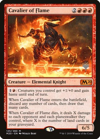 Cavalier of Flame [Core Set 2020 Promos] | Tacoma Games