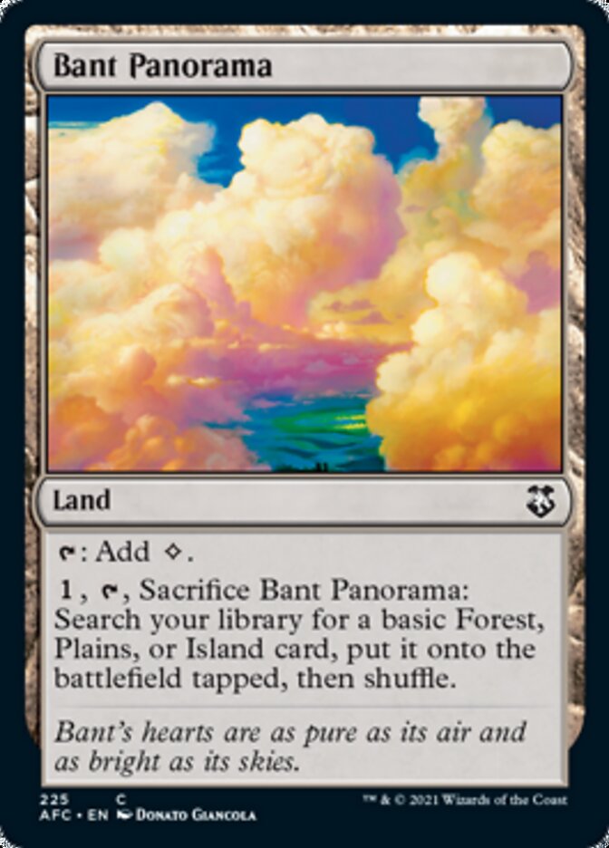 Bant Panorama [Dungeons & Dragons: Adventures in the Forgotten Realms Commander] | Tacoma Games