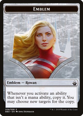 Emblem - Rowan [Battlebond Tokens] | Tacoma Games