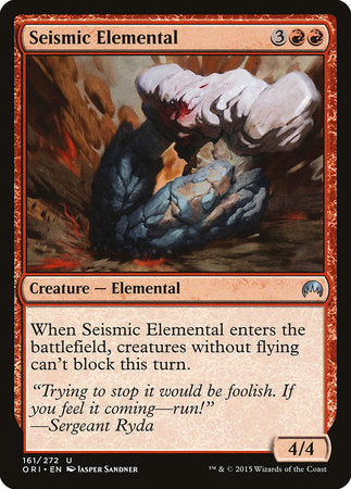 Seismic Elemental [Magic Origins] | Tacoma Games