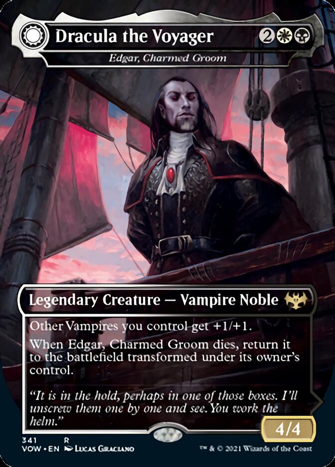 Edgar, Charmed Groom // Edgar Markov's Coffin - Dracula the Voyager // Casket of Native Earth [Innistrad: Crimson Vow] | Tacoma Games