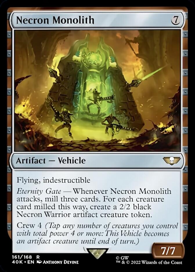 Necron Monolith (Surge Foil) [Universes Beyond: Warhammer 40,000] | Tacoma Games