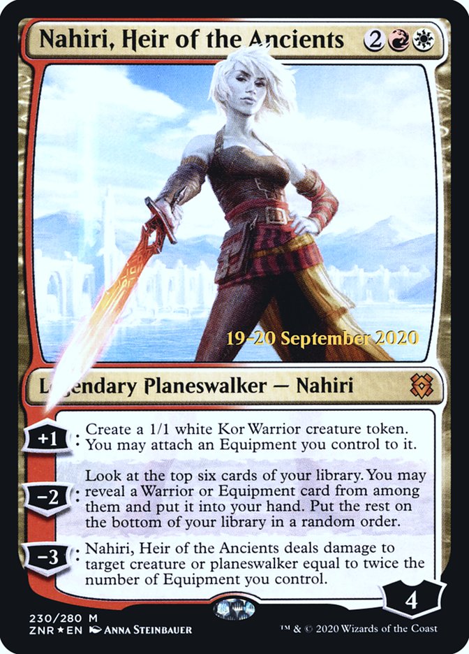 Nahiri, Heir of the Ancients  [Zendikar Rising Prerelease Promos] | Tacoma Games