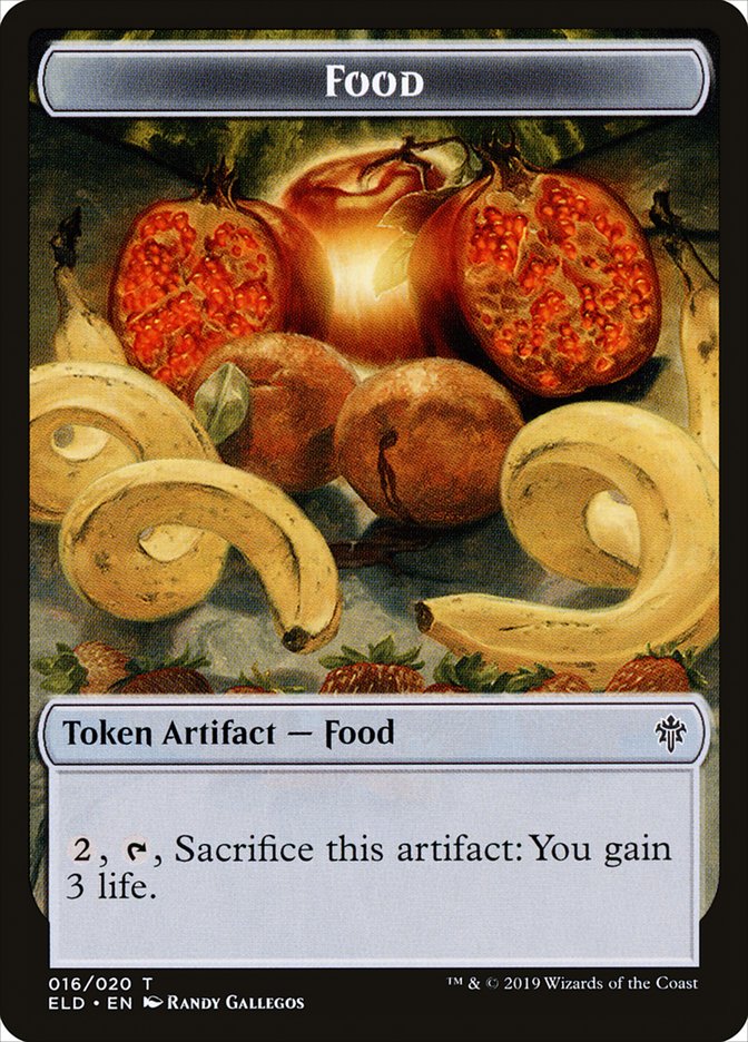 Food (016/020) [Throne of Eldraine Tokens] | Tacoma Games