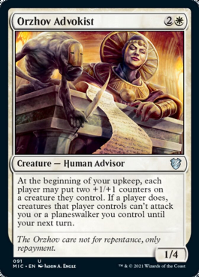 Orzhov Advokist [Innistrad: Midnight Hunt Commander] | Tacoma Games