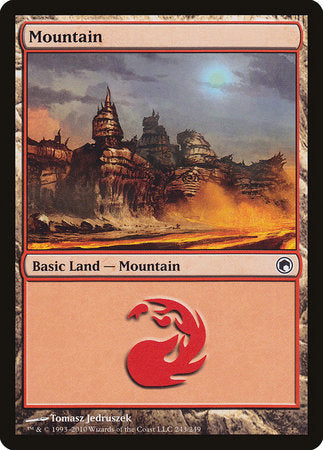 Mountain (243) [Scars of Mirrodin] | Tacoma Games