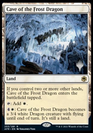 Cave of the Frost Dragon (Promo Pack) [Dungeons & Dragons: Adventures in the Forgotten Realms Promos] | Tacoma Games