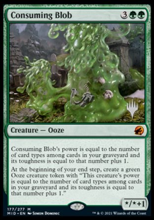 Consuming Blob (Promo Pack) [Innistrad: Midnight Hunt Promos] | Tacoma Games