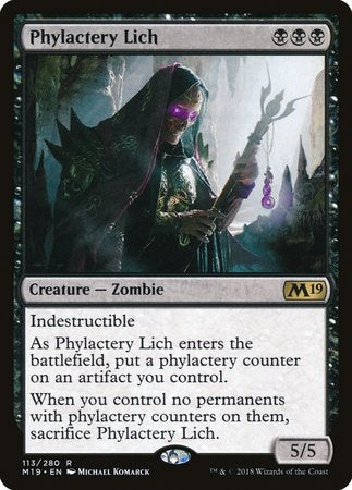 Phylactery Lich [Core Set 2019] | Tacoma Games