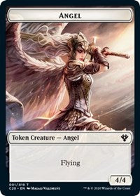 Angel // Elemental (010) Double-sided Token [Commander 2020 Tokens] | Tacoma Games