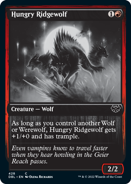 Hungry Ridgewolf [Innistrad: Double Feature] | Tacoma Games