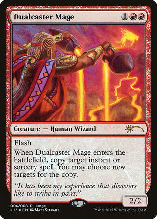 Dualcaster Mage [Judge Gift Cards 2015] | Tacoma Games