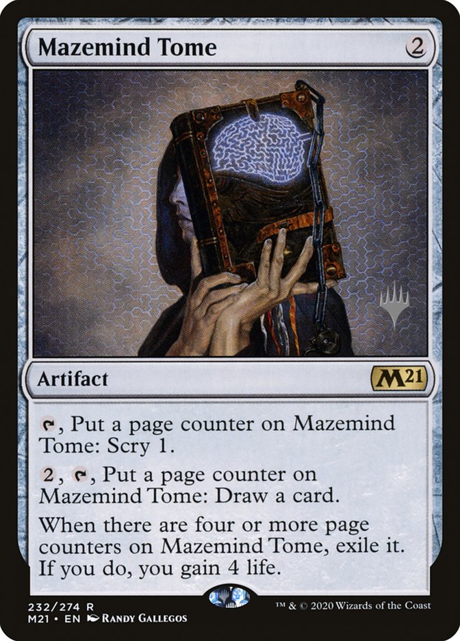 Mazemind Tome (Promo Pack) [Core Set 2021 Promos] | Tacoma Games