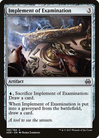 Implement of Examination [Aether Revolt] | Tacoma Games