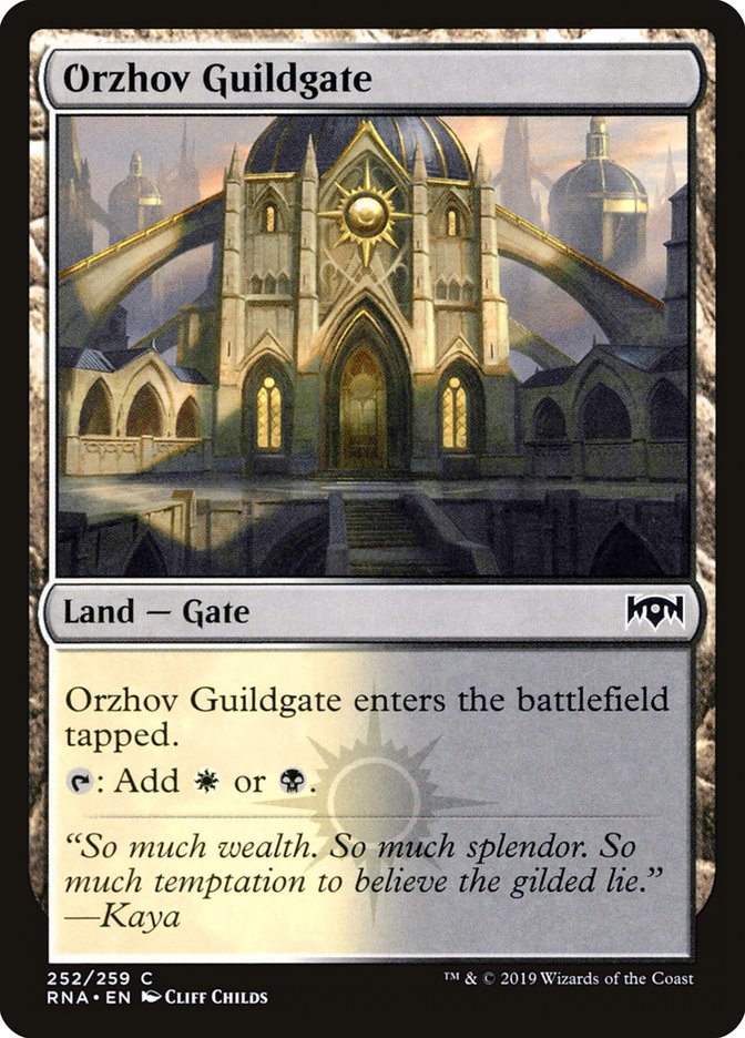 Orzhov Guildgate (252/259) [Ravnica Allegiance] | Tacoma Games