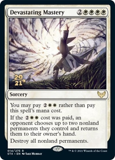 Devastating Mastery [Strixhaven: School of Mages Prerelease Promos] | Tacoma Games